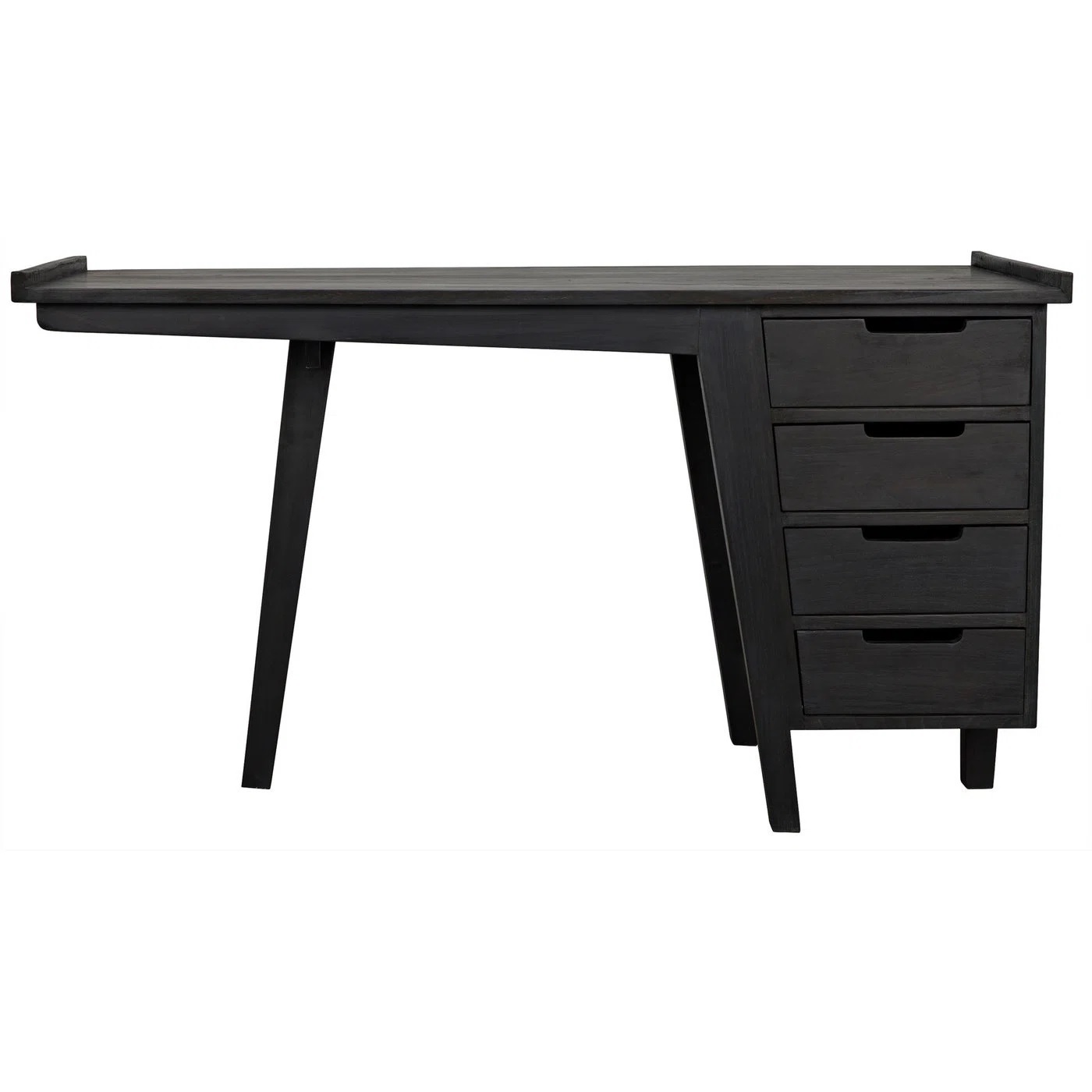 Rectangular Writing Desk Black